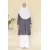 Qalam Blouse - Dark Grey